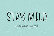 Stay Mild Sans, a Handwritten Font by Beck McCormick (Thumbnail 1 of 10)