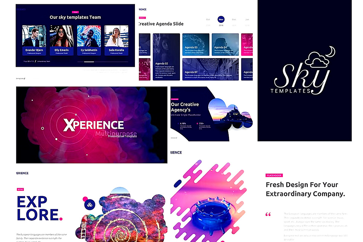 Xperience Powerpoint Template, a Presentation Template by PaperMoon (Photo 3 of 3)