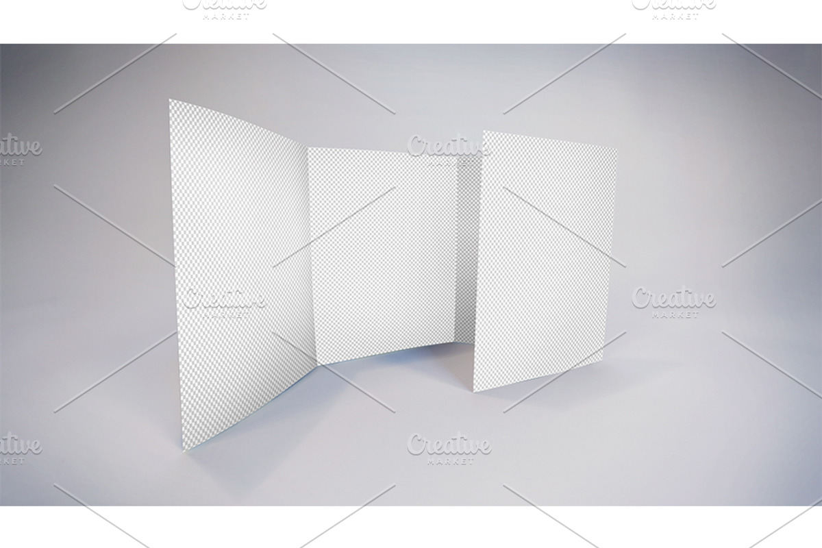 Gatefold Brochure Mockups, a Print Template by Shop Mockpro (Photo 11 of 14)
