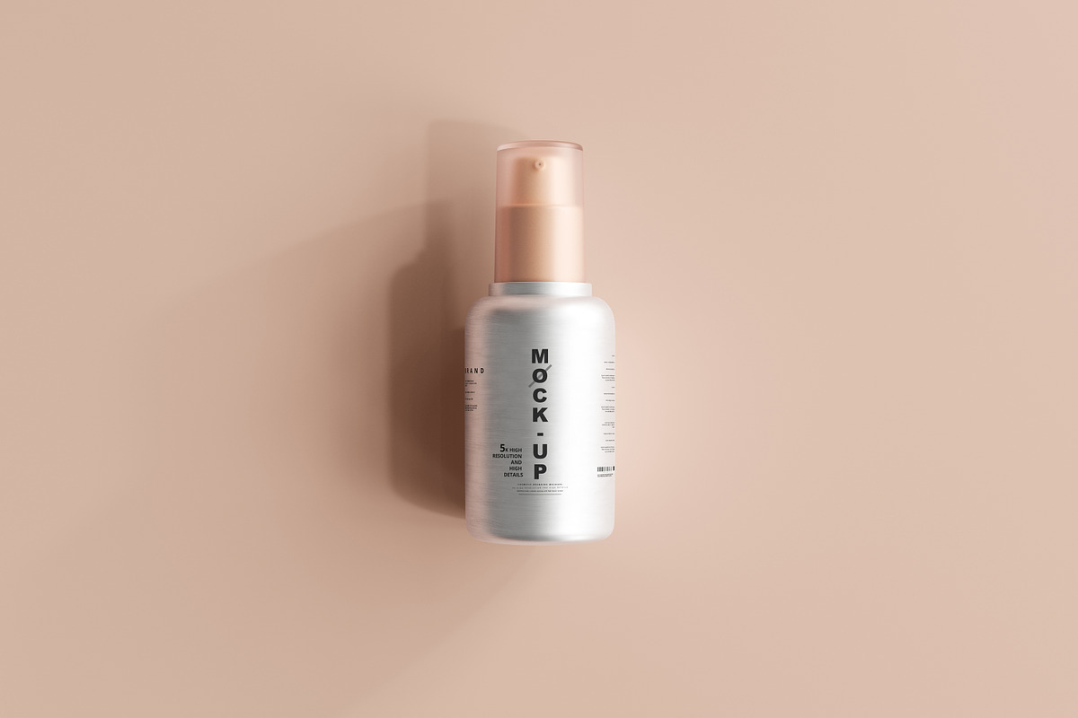 Aluminum Cosmetic Mockup Bundle, a Cups & Container Mockup by pmvch (Photo 96 of 206)