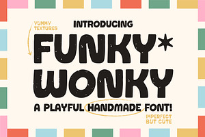 Funky Wonky Hand-Drawn Font