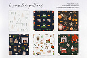 Cozy Christmas. Flat illustrations, a Seasonal Illustration by OZartRoom (Thumbnail 9 of 12)