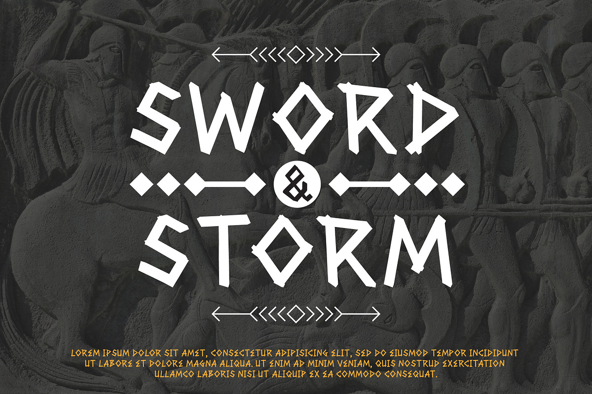 Ragnarun - Display Font, a Font by Mily Studio (Photo 6 of 10)