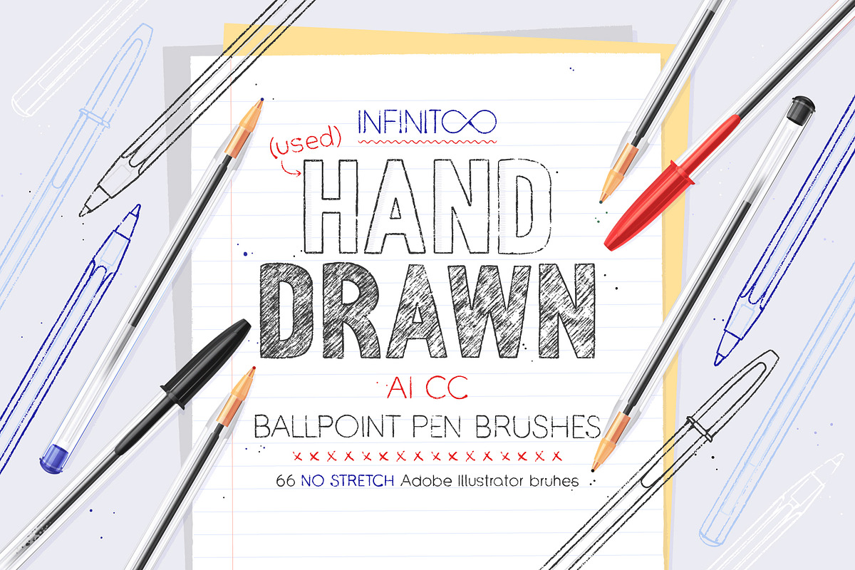 Infinito Ballpoint Pen Brushes, a Brush Add-On by Side Project (Photo 1 of 7)