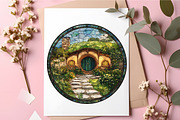 Spring Flower Stained Glass Bundle, an Illustration by RobertsArt (Thumbnail 5 of 5)
