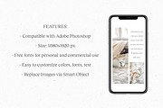 Minimal Instagram Stories Bundle, a Social Media Template by Blog&Glow (Thumbnail 6 of 7)
