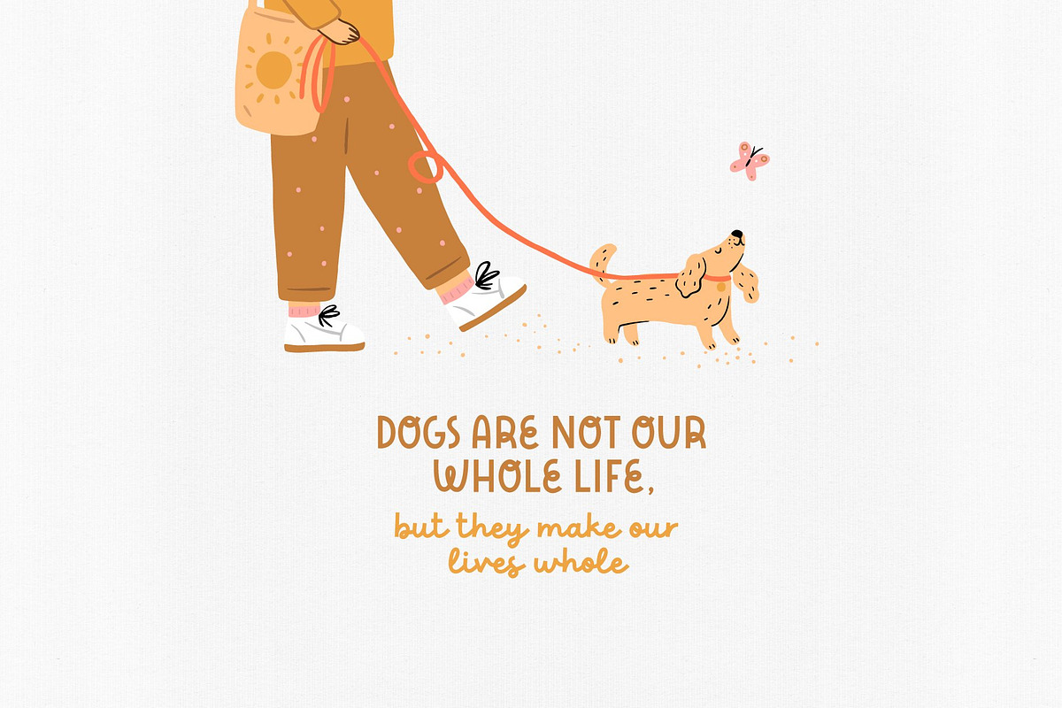 Naughty dogs | Font duo, a Script Font by AngelinaKovel (Photo 14 of 16)