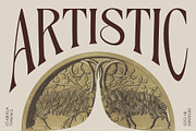 CS Abuela – Art Nouveau Font, a Serif Font by Craft Supply Co. (Thumbnail 6 of 8)