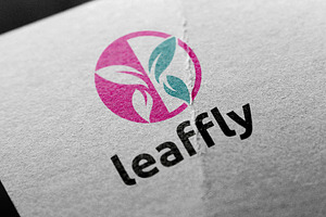 Butterfly Nature Leaf Wings Logo