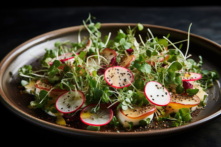 Fresh vegetable salad with radish, r, a Photo by Iftikhar Alam