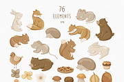 Warm Autumn baby collection, an Animal Illustration by polikarpovaart (Thumbnail 13 of 14)
