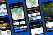 Tracksy - Outdoor Fitness Tracker UI, an App Template by trabaskriya (Thumbnail 4 of 5)
