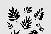 collection tropical leaf silhouette, an Illustration by Amazin_art (Thumbnail 2 of 21)