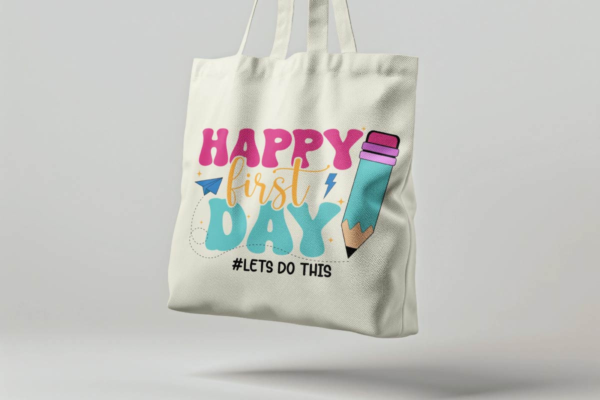Happy First Day Let's Do This SVG, an Object Graphic by EllaMaiyaali (Photo 3 of 5)