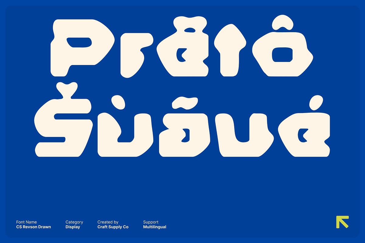 CS Revson Drawn, a Sans Serif Font by Craft Supply Co. (Photo 6 of 8)