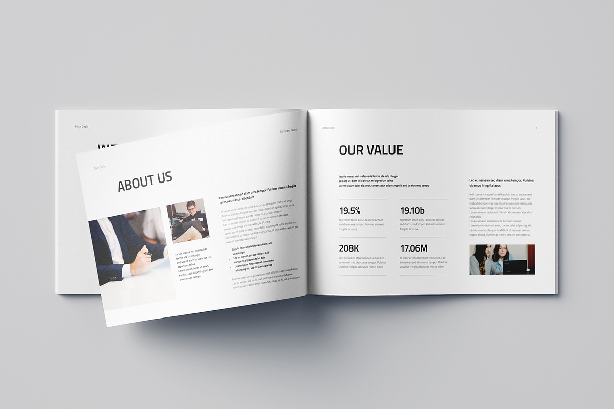 Pitch Deck Template | Canva & Word preview 3