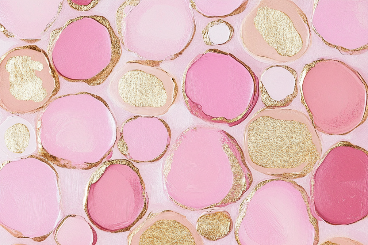 Blush & Gold Fusion, a Pattern Graphic by Printable Treasure (Photo 6 of 6)