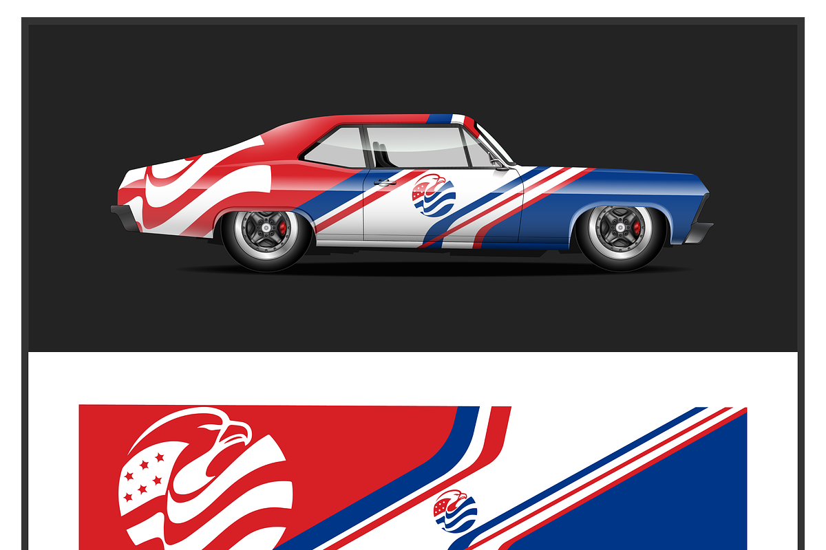 Bold Vehicle Wrap Design Pack, a Transportation Illustration by CarWrap design (Photo 2 of 4)