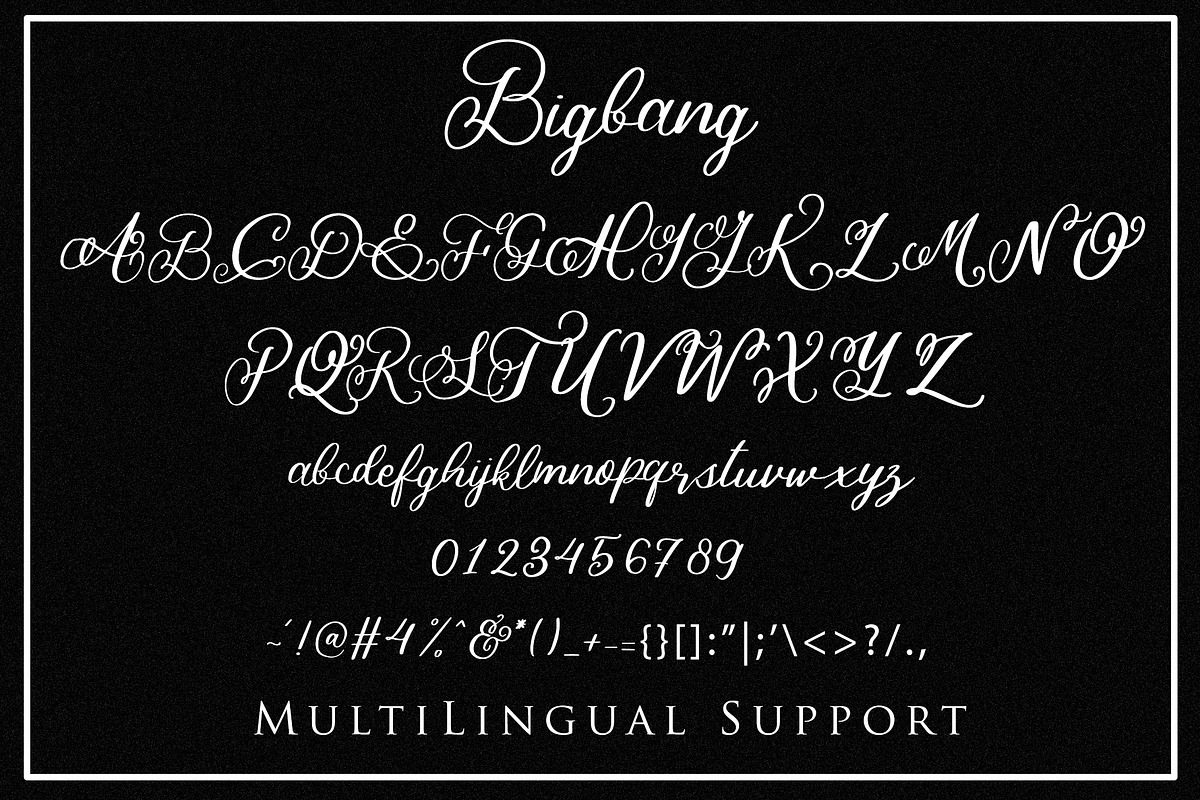 Bigbang Handwritten Font preview 7