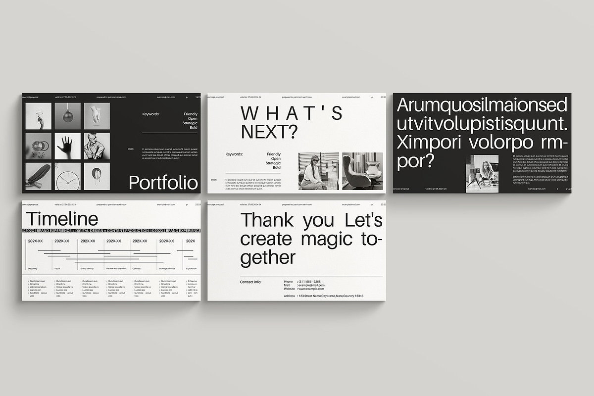 Proposal Presentation Template, a Presentation Template by E-Type (Photo 5 of 5)