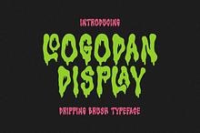 Loogodan Dripping Brush Typeface