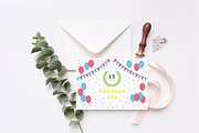 Red Nose Day - March 15, a Business Card Template by Textures & Backgrounds (Thumbnail 5 of 7)