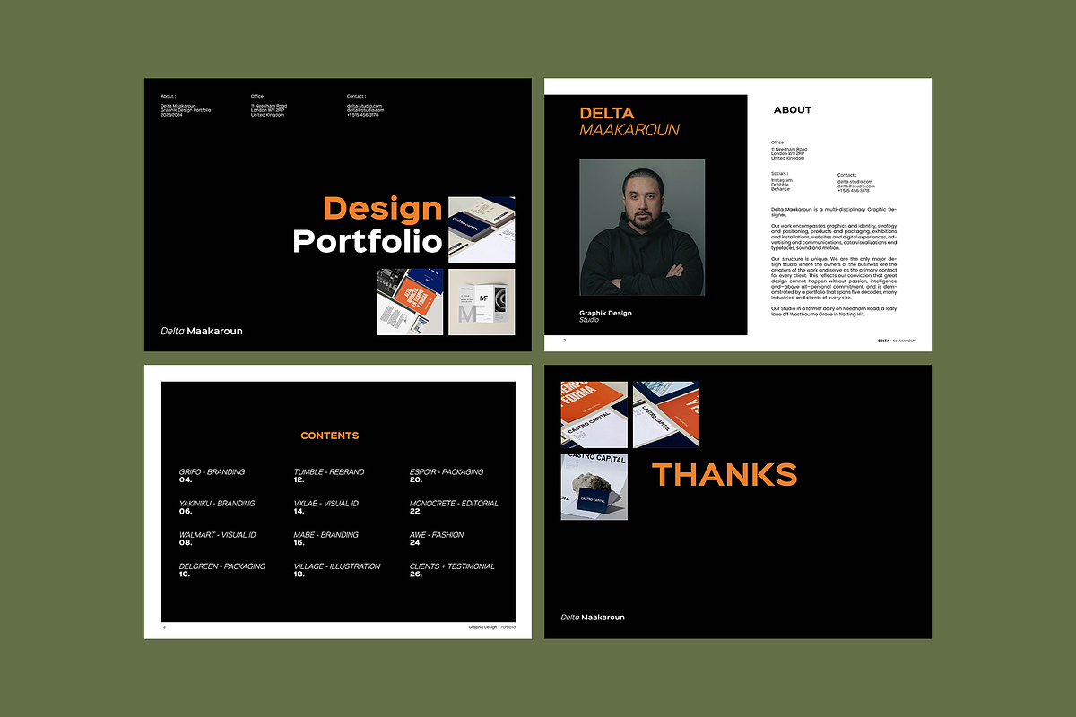 Visual Portfolio Template, a Marketing Template by Bervisual (Photo 2 of 6)