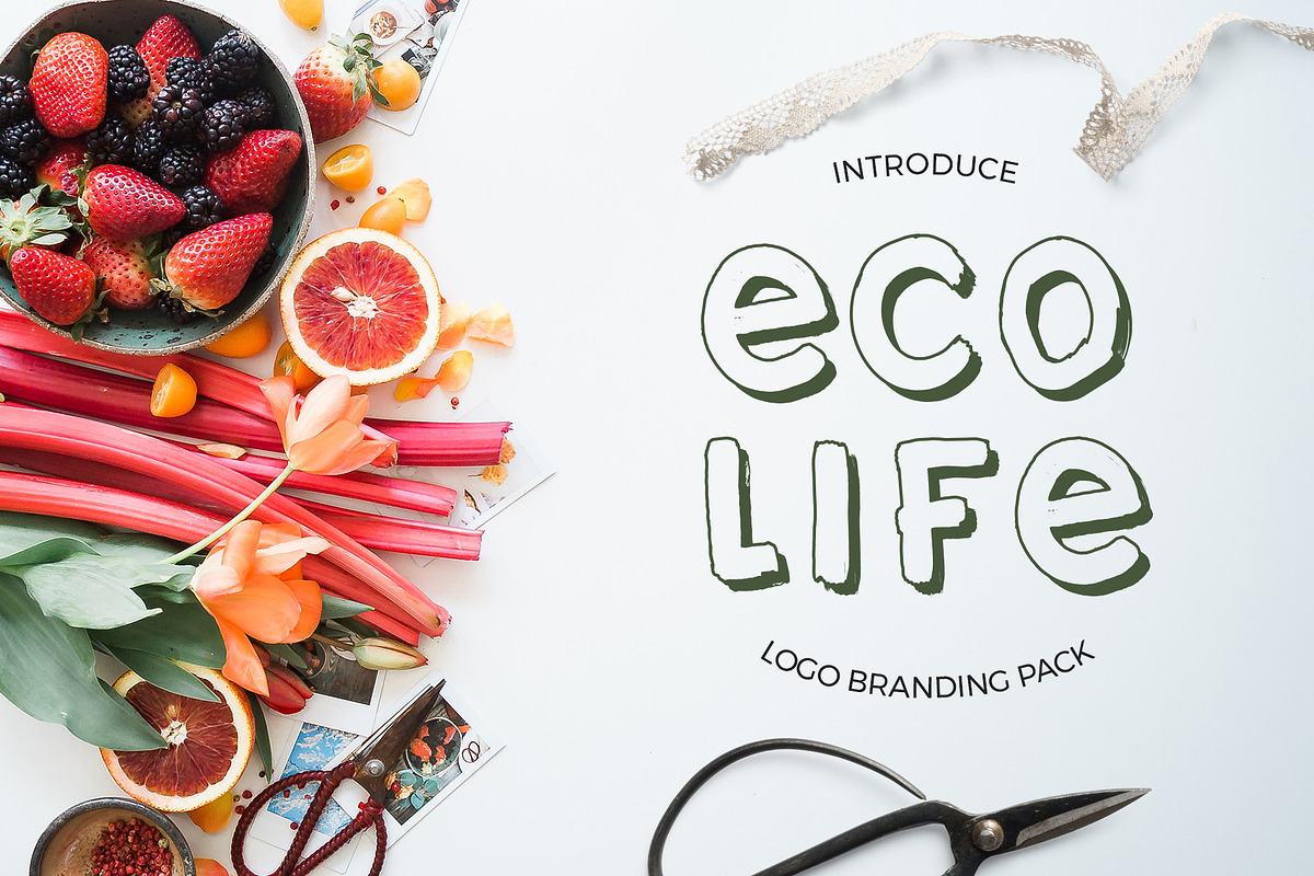Eco life - logo branding pack, a Branding & Logo Template by Beauty Drops (Photo 1 of 10)