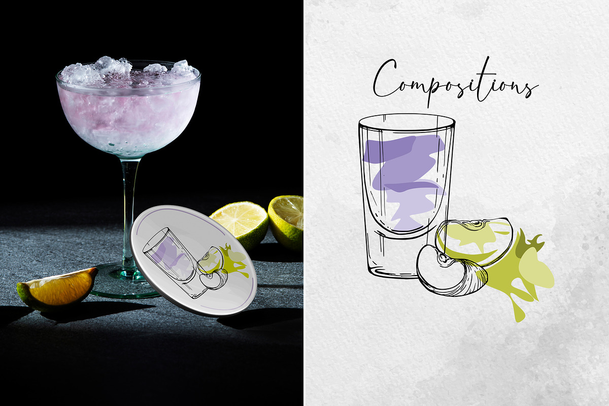 Electric cocktails, a Food Illustration by MsFlaffy (Photo 5 of 12)