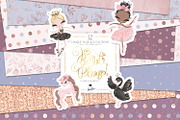 Ballerina Elegant Basics Patterns, a Pattern Graphic by KaramfilaS (Thumbnail 1 of 9)