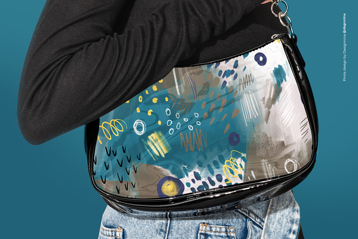 LINE ART Abstract Scribbles Patterns, a Pattern Graphic by Designnina Shop (Photo 9 of 11)