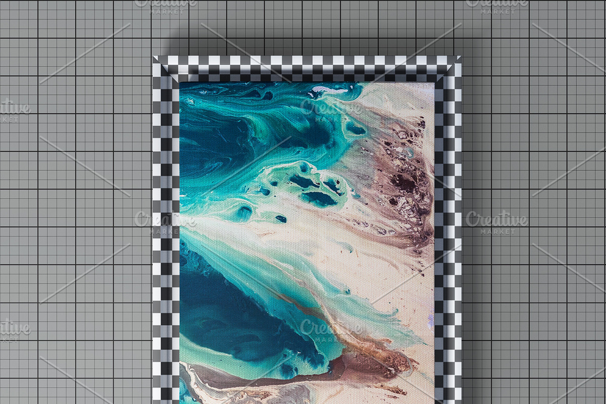 Wood Frame Canvas Mock-Up, a Pens & Pencil Mockup by desgiant (Photo 22 of 26)