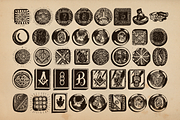 130 Vintage Illustrations - Buttons, an Illustration by Meglenov (Thumbnail 4 of 5)