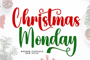 Christmas Monday | Script Font, a Handwritten Font by Scratchones (Thumbnail 1 of 9)