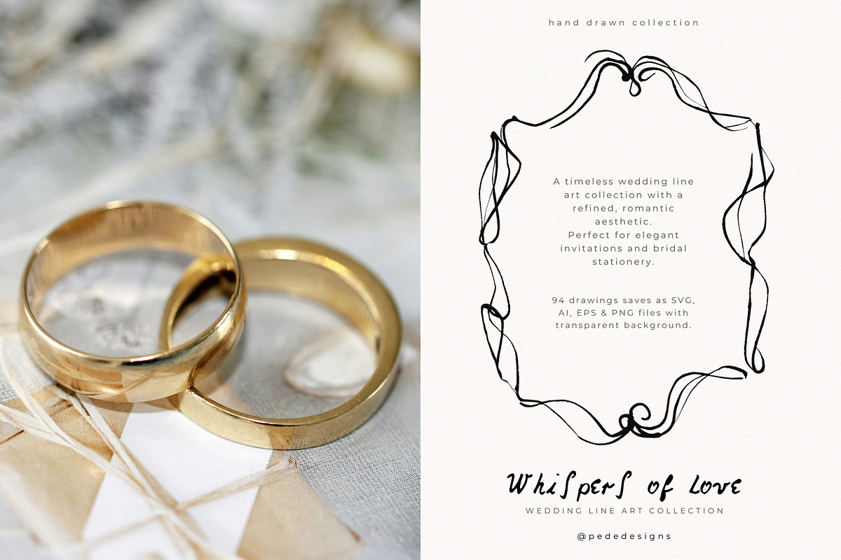 Whispers of Love – Wedding Fine Art, a Decorative Illustration by PeDe Designs (Photo 2 of 13)