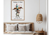 142 Whimsical Quirky Dog Clipart, an Animal Illustration by Art Paradise Studios (Thumbnail 2 of 10)