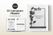 Emergency Planner Canva Template, a Presentation Template by The Blog Creative (Thumbnail 3 of 10)