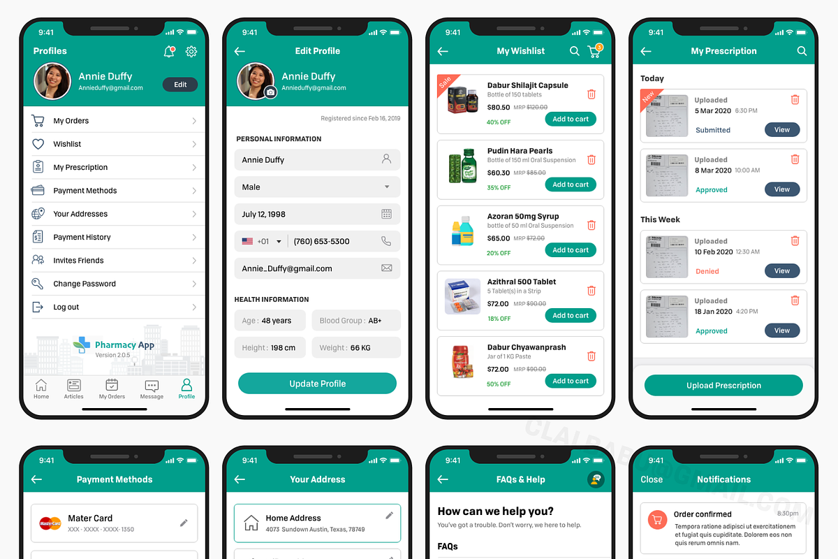 Medical Pharmacy App, a Websites & App Template by UX Design Master (Photo 15 of 15)
