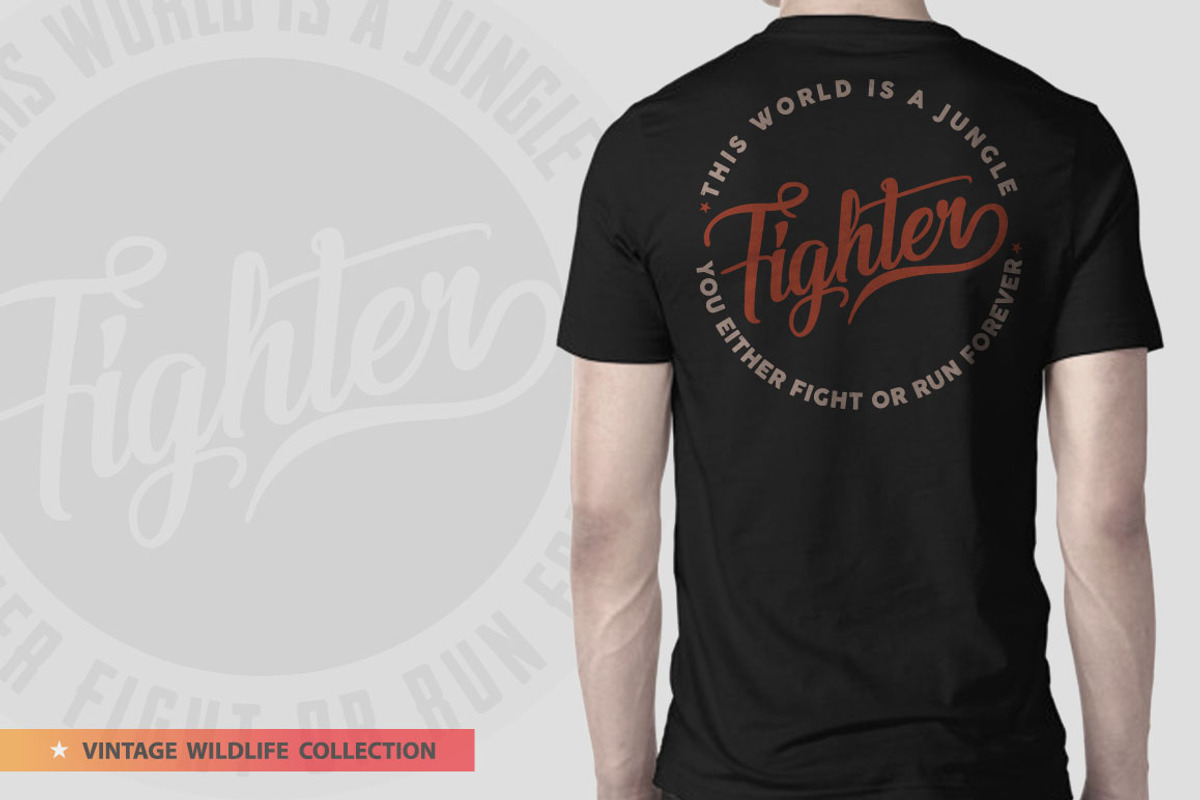 FIGHTER - Tiger vector illustration, an Animal Illustration by Artistic & Unique (Photo 16 of 17)