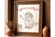 Whimsy Watercolor Soft Spring Easter, a Decorative Illustration by GiraffeCreative (Thumbnail 14 of 21)