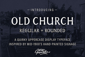 Old Church - Serif Display Typeface