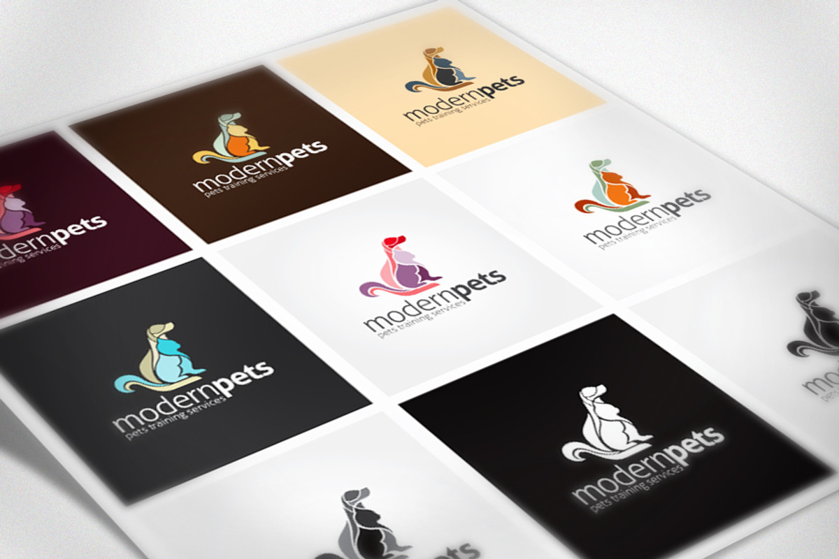 Modern Pets (Logo), a Branding & Logo Template by Cre8iveSense (Photo 3 of 4)