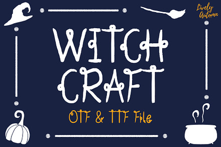 Witchcraft | Handwriting font, a Handwritten Font by LivelyAutumn11.11