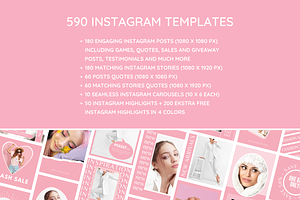 Pink Instagram Mega Bundle