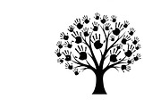 family handprint tree silhouette, an Illustration by Amazin_art (Thumbnail 12 of 29)