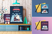 Winter Cozy House Collection, an Illustration by Alex Krugli (Thumbnail 9 of 11)