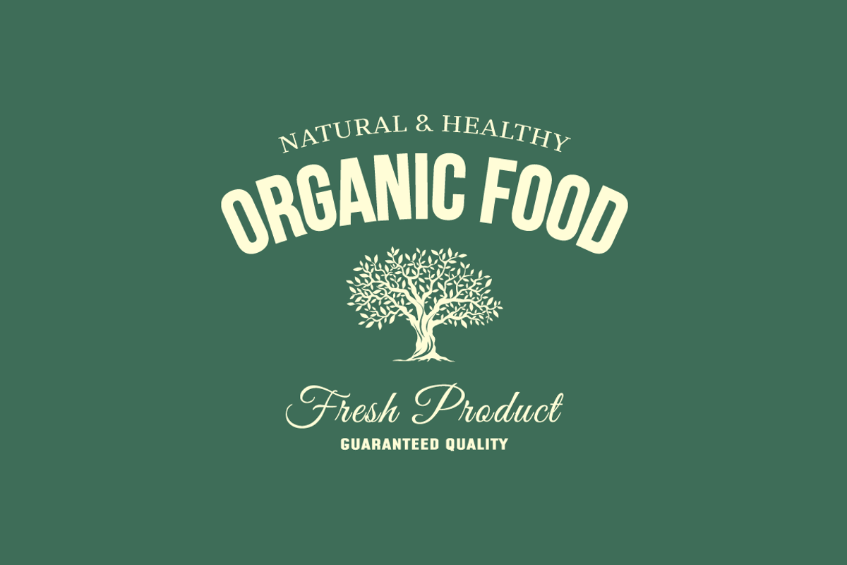 Organic natural food tree logo, a Food Illustration by provector (Photo 3 of 3)