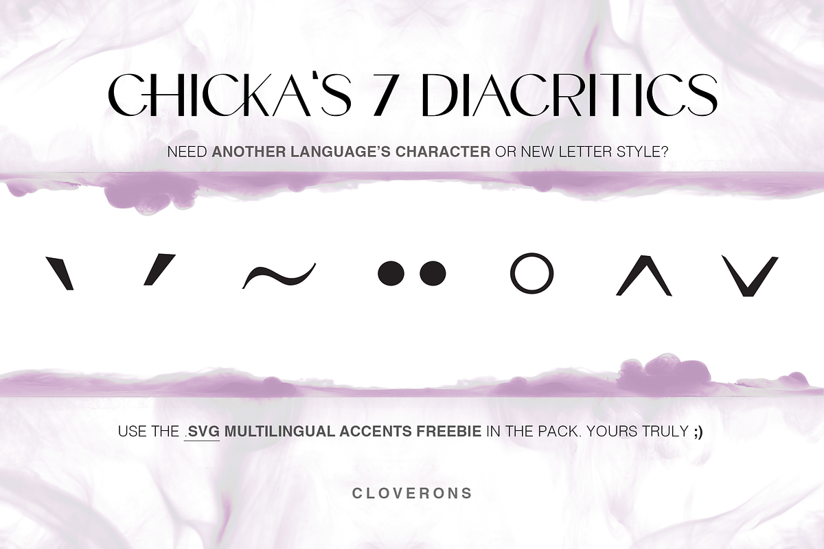 Chicka - Suave Modern Sans Display, a Sans Serif Font by Cloverons (Photo 13 of 14)