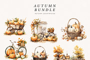 Autumn Bundle, a Decorative Illustration by PeDe Designs (Thumbnail 6 of 9)