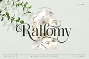 Rallomy Nature Beauty Serif, a Serif Font by alit design (Thumbnail 1 of 15)